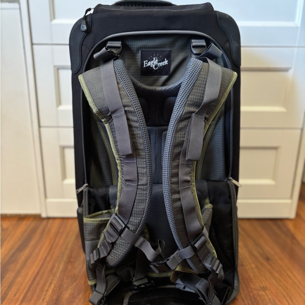 Eagle Creek Olive and Charcoal Travel Backpack - Picture 5 of 10